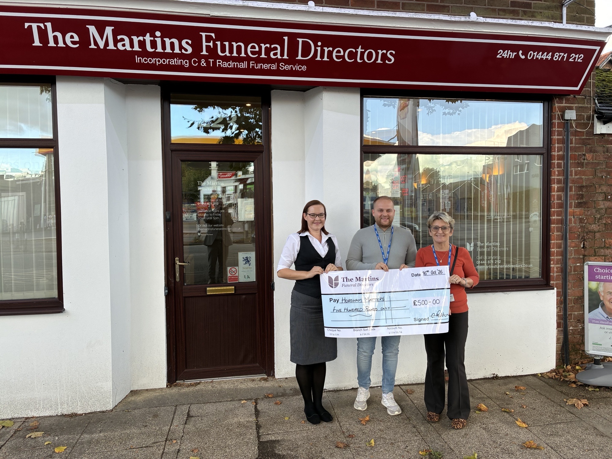 Horsham Matters Receives Support from The Martins Community Fund